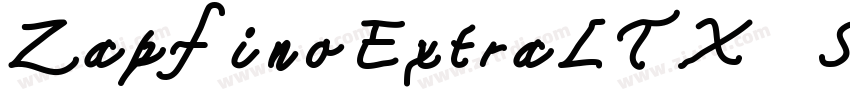 ZapfinoExtraLTX Smal字体转换